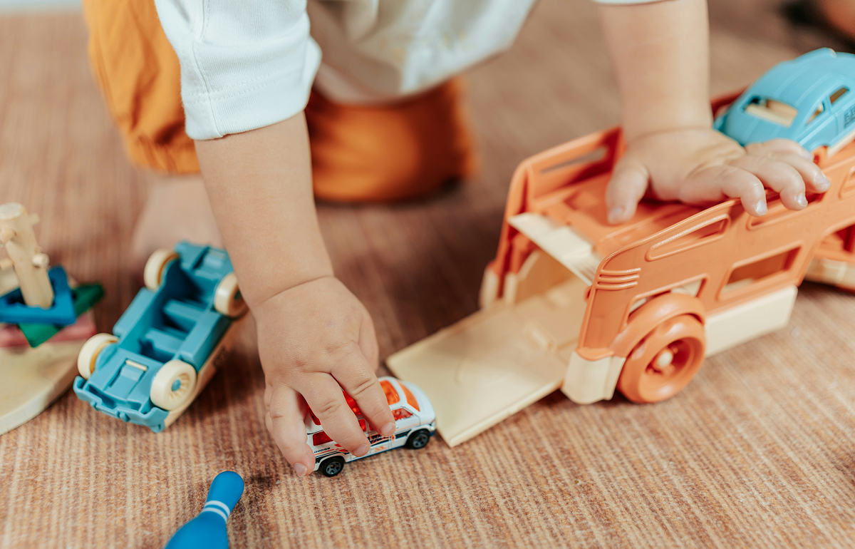 Child Playing with Toys
